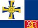 Современный президентский флаг Финляндии