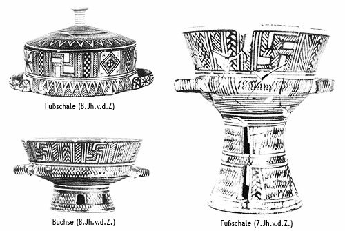 Древнегреческие чаши (VII/VIII века до н.э.)
