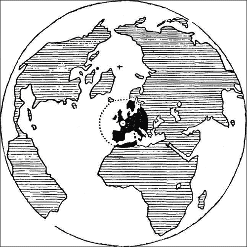 Die Mitte der bewohnten Welt | Skizze 2